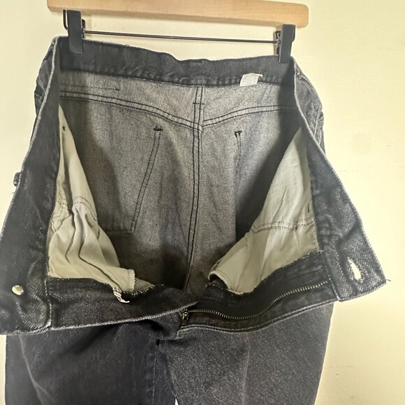 VTG AX Armani Exchange Designer Denim Jeans Pants Light Black Wash Men 32 Street - Picture 8 of 16